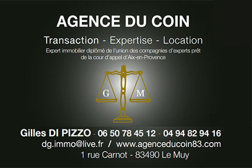 Photo de notre agence immobilière à LE MUY